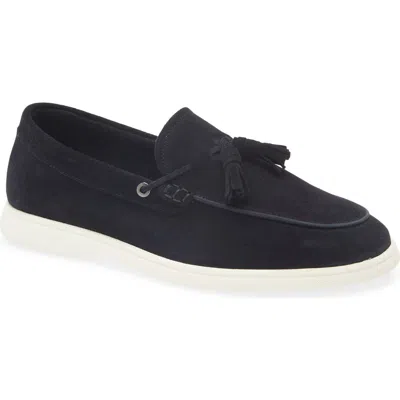 Hugo Boss Boss Sienne Tassel Loafer In Dark Blue