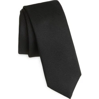 Hugo Boss Boss Silk Blend Tie In Black