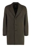 Hugo Boss Single-breasted Wool Jacket For Men