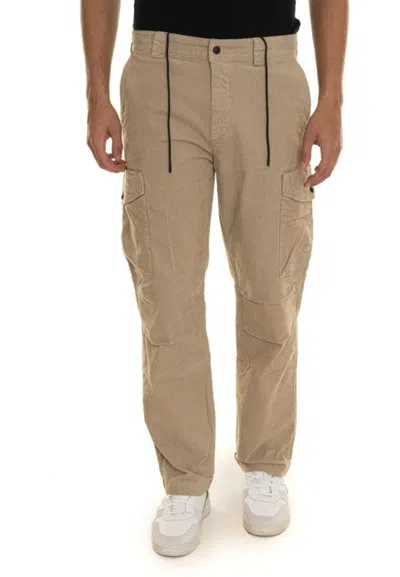 Hugo Boss Boss Sista-cargo-4 Pants In Beige