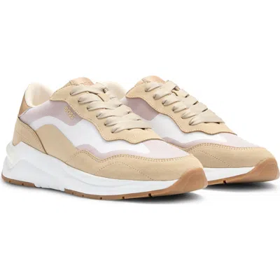 Hugo Boss Boss Skylar Sneaker In Neutral