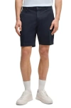Hugo Boss Boss Slice Stretch Cotton Shorts In Dark Blue