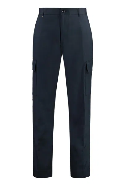 Hugo Boss Boss Slim Fit Chino Trousers In Blue