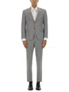 Hugo Boss Boss Slim Fit Dress In Gray