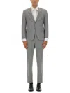 Hugo Boss Boss Slim Fit Dress In Gray