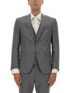 Hugo Boss Tailored Jacket Notch Lapel In Gray
