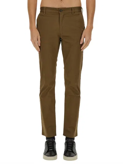 Hugo Boss Boss Slim Fit Pants In Brown