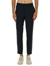 Hugo Boss Boss Tailored Slim Fit Pants With Subtle Crease In Black