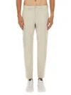 Hugo Boss Tailored Trousers With Pockets And Belt Loops In Multi