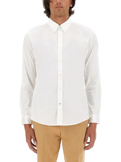 Hugo Boss Boss Slim Fit Shirt In White