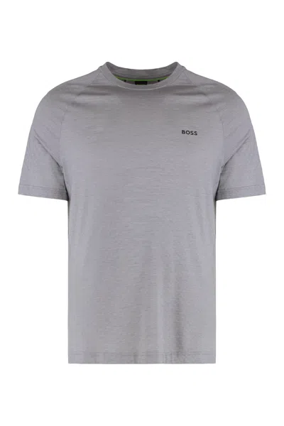 Hugo Boss Boss Slim Fit Sports T-shirt In Grey
