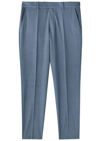 HUGO BOSS BOSS SLIM-LEG STRETCH-COTTON TROUSERS
