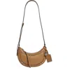 Hugo Boss Boss Small Ivy Hobo Bag In Brown