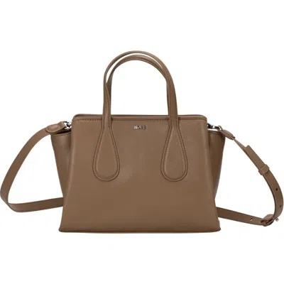 Hugo Boss Boss Small Liriel Faux Leather Tote In Brown