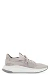 Hugo Boss Boss Sock Fabric Low-top Sneakers In Grey