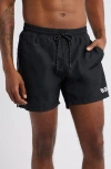 Hugo Boss Boss Starfish Logo Graphic Swim Trunks