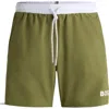 Hugo Boss Boss Starfish Swim Trunks In Medium Green