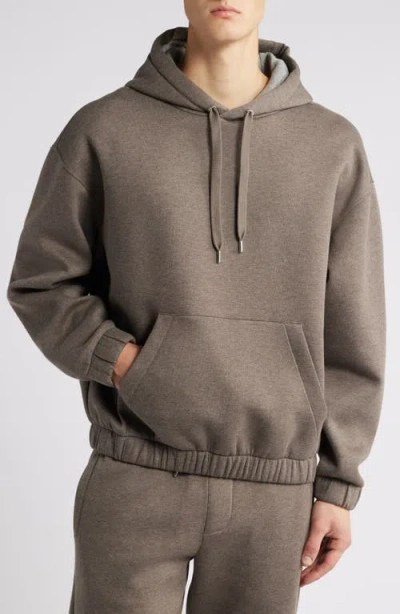 Hugo Boss Boss Stevens Pullover Hoodie In Dark Beige