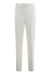 Hugo Boss Boss Straight-leg Trousers In Beige