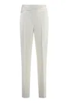 Hugo Boss Boss Straight-leg Trousers In Beige