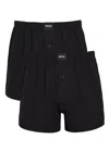 Hugo Boss Boss Stretch-cotton Boxer Shorts In Black