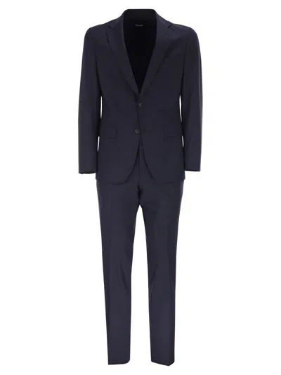 Hugo Boss Boss Men Stretch Virgin Wool Blend Suit In Blue