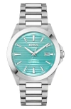 Hugo Boss Men's Strike Quartz Basic Calendar Stainless Steel Watch 41mm In Blue