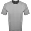 Hugo Boss Boss Structure T Shirt Light Grey In Gray