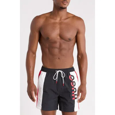 Hugo Boss Boss Suna Swim Trunks In Black