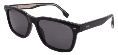 Hugo Boss Boss Sunglasses Boss 1352/u/s-807-55-18-145 Polarized In Black