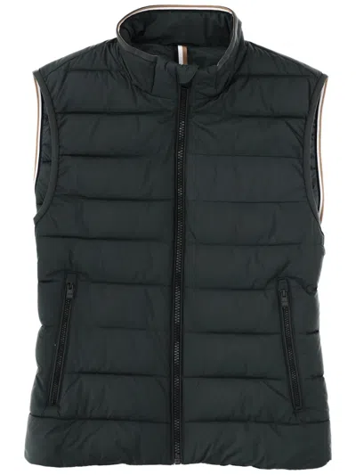 Hugo Boss Boss Sustainable Men's Mini Vest In Brown