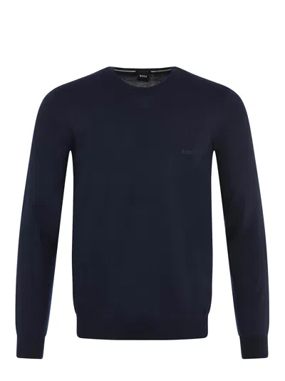 Hugo Boss Boss Sweater In Blue