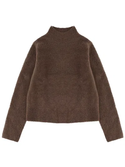 Hugo Boss Sweater Fubrina In Brown