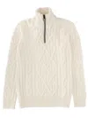 Hugo Boss Harpreno Virgin Wool And Cashmere Sweater In White