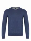 Hugo Boss Boss  Sweaters In Blu Melange