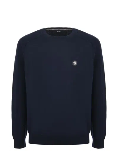 Hugo Boss Boss  Sweaters In Blue