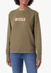 Hugo Boss Boss Sweatshirt C_elaboss_6 In Militare
