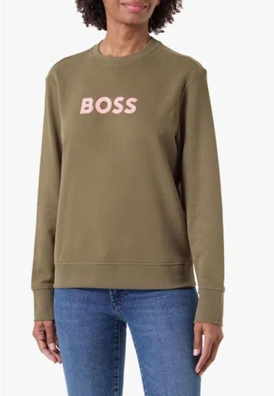 Hugo Boss Boss Sweatshirt C_elaboss_6 In Militare
