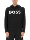 Hugo Boss Boss Sweatshirt With Logo In Black