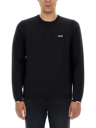 Hugo Boss Boss Sweatshirt With Logo In Black