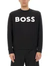 Hugo Boss Boss Sweatshirt With Logo In Black