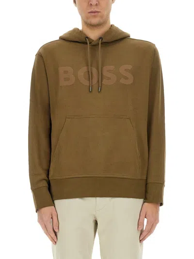 HUGO BOSS BOSS SWEATSHIRT WITH LOGO