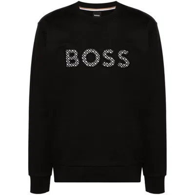 Hugo Boss Boss Sweatshirts In Black