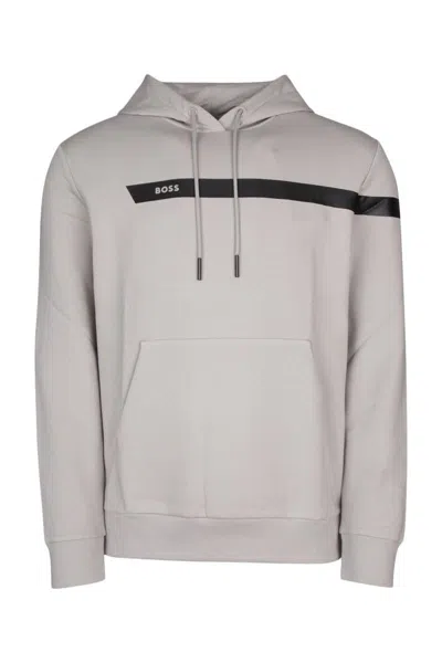 Hugo Boss Boss Sweatshirts In Grey