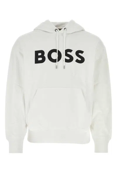 Hugo Boss Boss Sweatshirts In White