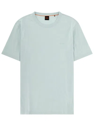 Hugo Boss Boss T Shirt Con Logo In Blue
