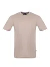 Hugo Boss Boss  T-shirt In Cotton In Neutral