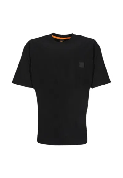 Hugo Boss Boss T-shirt Te_nylonfront In Black