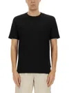 Hugo Boss Boss Cotton Jersey T Shirt In Black
