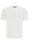 Hugo Boss White Regular-fit Monogram Print T-shirt In White